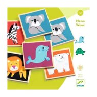 Djeco Memo Wood Wilde Dieren | Speel je Wijs
