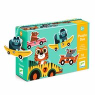 Djeco Duo Puzzel Racewagens 2+ | Speel je Wijs