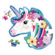 Mudpuppy Shaped Mini Puzzel - Unicorn