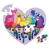 Mudpuppy Shaped Mini Puzzel - Love in the Wild