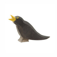 Ostheimer houten vogel Zwarte Merel | Speel je Wijs