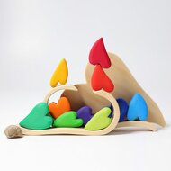 Grimm's houten Blokkenset Hartjes