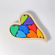 Grimm's houten Blokkenset Hartjes
