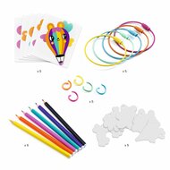 Djeco Artistic Krimpfolie Set - Sleutelhanger Kawaii 6-10 jaar | Speel je Wijs