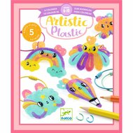 Djeco Artistic Krimpfolie Set - Sleutelhanger Kawaii 6-10 jaar | Speel je Wijs