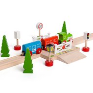 Bigjigs Houten verkeersborden | 18dlg