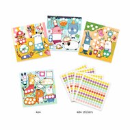 Djeco Creatief met Stickers Dieren 3-6 jaar| Speel je Wijs