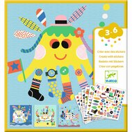 Djeco Creatief met Stickers Zeedieren 3-6 jaar | Speel je Wijs