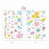 Djeco-Glitter tattoos, veldbloemen | Speel je Wijs