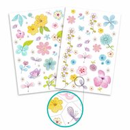 Djeco-Glitter tattoos, veldbloemen | Speel je Wijs