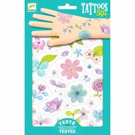 Djeco-Glitter tattoos, veldbloemen | Speel je Wijs