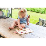 Houten Knop Puzzel Voertuigen 2+