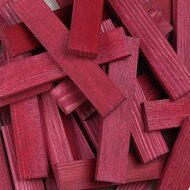 Kapla 40 Squares - Gekleurde plankjes Bordeaux Rood | Speel je Wijs