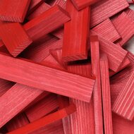 Kapla 40 Squares - Gekleurde plankjes Rood | Speel je Wijs