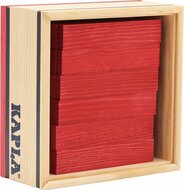Kapla 40 Squares - Gekleurde plankjes Rood | Speel je Wijs