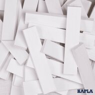 Kapla-40st. Gekleurde plankjes-Wit