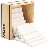 Kapla 40 Squares - Gekleurde plankjes Wit | Speel je Wijs