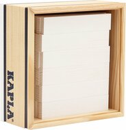 Kapla 40 Squares - Gekleurde plankjes Wit | Speel je Wijs