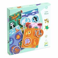 Djeco Lotto Wood - Dieren uit de Wereld 2+ | Speel je Wijs