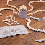 Kapla 40 Squares - Gekleurde plankjes Grijs | Speel je Wijs