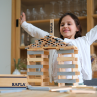 Kapla 40 Squares - Gekleurde plankjes Grijs | Speel je Wijs