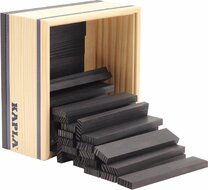 Kapla 40 Squares - Gekleurde plankjes Zwart | Speel je Wijs