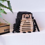 Kapla 40 Squares - Gekleurde plankjes Zwart | Speel je Wijs