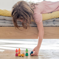 Grapat Houten Nins Tomten / Kabouters  Regenboog| Speel je Wijs