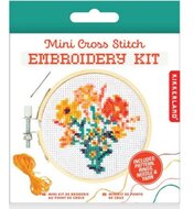 Kikkerland Mini Borduurset | Bloemen 6+ | Speel je Wijs
