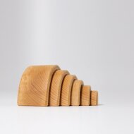 Grimm's houten Regenboog Naturel Middel | Speel je Wijs