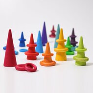 Grimm's houten Ringen - Rainbow | Speel je Wijs