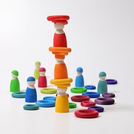 Grimm's houten Ringen - Rainbow | Speel je Wijs