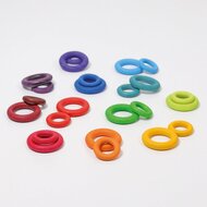 Grimm's houten Ringen - Rainbow | Speel je Wijs