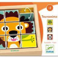 Djeco Blokkenpuzzel Tournanimo (draaipuzzel) 2+ | Speel je Wijs