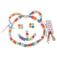 Classic World | Houten Rijgkralen 90dlg 3+ | Speel je Wijs