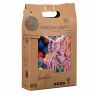 Joueco Houten Rijgkralen 80 stuks | Speel je Wijs
