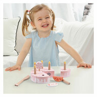 Classic World | Houten Verjaardagstaart met Kaarsjes 18mnd+| Speel je Wijs