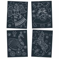 Djeco Kraskaarten - Wonderwereld 6+| Speel je Wijs
