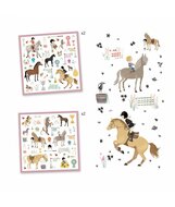 Djeco Stickers Paarden 4+| Speel je Wijs