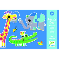 Djeco Puzzel Duo - Articulo Wilde Dieren 2+