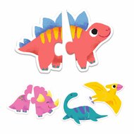 Djeco Puzzel Duo | Dino's 2+