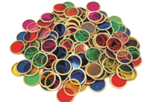 Shaw Magnetische Schijven met metalen Rand 100-delig 