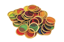 Shaw Magnetische Schijven met metalen Rand 100-delig
