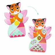 Djeco Creatief met stickers Glanzend 3-6 jaar| Speel je Wijs