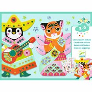 Djeco Creatief met stickers Glanzend 3-6 jaar| Speel je Wijs
