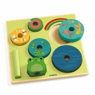 Djeco Puzzel | Puzz & Stack Regenboog | 18mnd+| Speel je Wijs