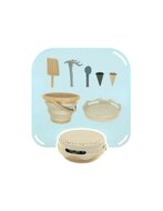 Compact Toys 7-in-1 zandspeelgoed - Beige | Speel Je Wijs