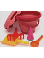 7-in-1 zandspeelgoed rood | Compactoys