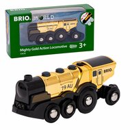 Brio Mighty Gold Action locomotief | 33630 | Speel je Wijs