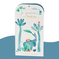 Moulin Roty 'Sous mon Baobab' Groeimeter met Stickers  | Speel je Wijs